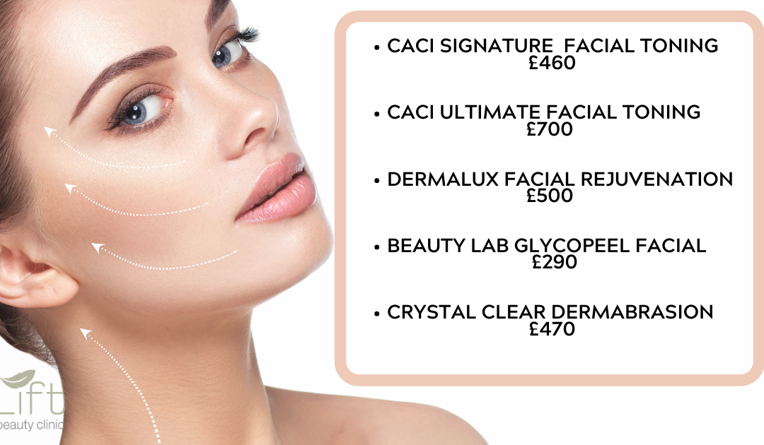 January Facial Sale-  Caci, Crystal Clear & BeautyLab